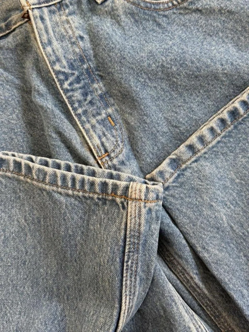 Vintage Carhartt B460 LVB Relaxed Fit Leather Patch Jeans 35x32